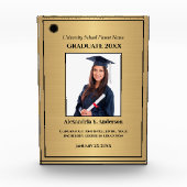 Afstuderen Afstuderen Gold Logo Modern Awards Fotoblokken (Voorkant)