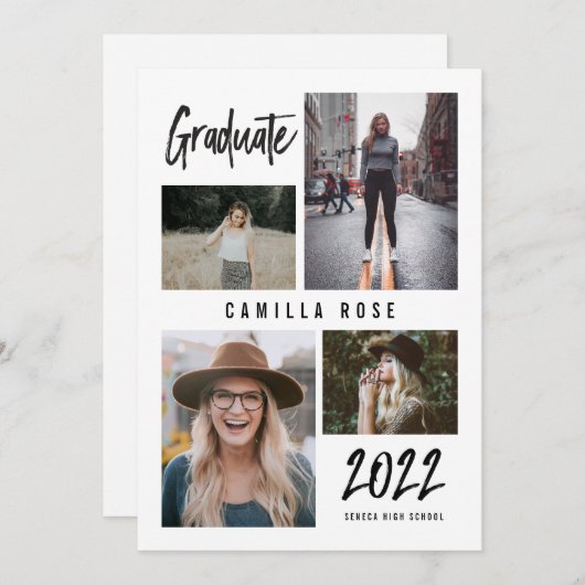 Afstuderen Afstuderen handtekeningen Kaart (Voorkant / Achterkant)