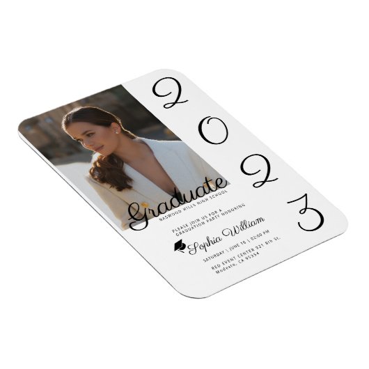 AFSTUDEREN - AFSTUDEREN INVITATIE MAGNEET (Rechterzijde)