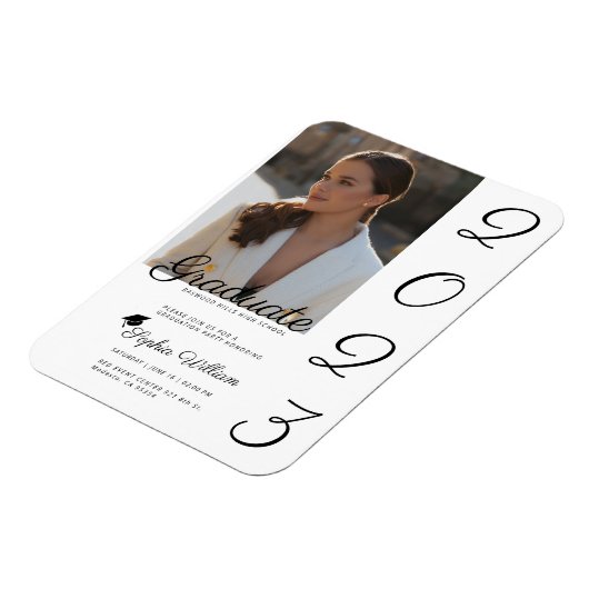 AFSTUDEREN - AFSTUDEREN INVITATIE MAGNEET (Linkerzijde)