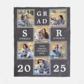 Afstuderen Afstuderen Keepomwille Unieke fotocolla Fleece Deken (Voorkant)