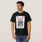 Afstuderen Afstuderen klasse Gefeliciteerd Custom T-shirt (Voorkant volledig)