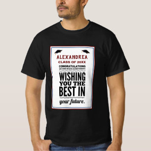 Afstuderen Afstuderen klasse Gefeliciteerd Custom T-shirt