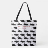 Afstuderen Afstuderen Klasse Pet Patroon Personali Tote Bag (Voorkant)
