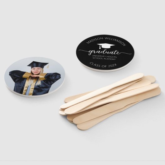 Afstuderen Afstuderen Klasse van 2025 Party Congra Handwaaier (Niet-gemonteerd)