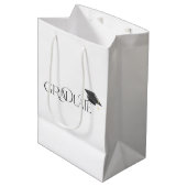 Afstuderen Afstuderen Medium Cadeauzakje (Voorkant Gekanteld)