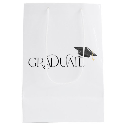Afstuderen Afstuderen Medium Cadeauzakje (Achterkant)