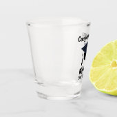 Afstuderen Afstuderen School Gefeliciteerd Shot Glas (Links)