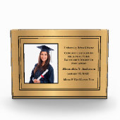 Afstuderen Afstuderen School Gold Award - Persoonl Fotoblokken (Voorkant)