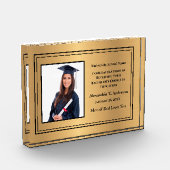 Afstuderen Afstuderen School Gold Award - Persoonl Fotoblokken (Links)