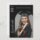 Afstuderen Afstuderen Stijlvol Aankondiging (Voorkant)