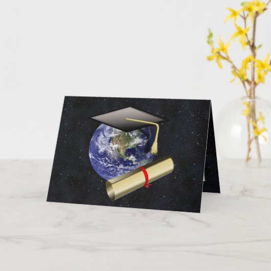 Afstuderen Afstuderen van wereldklasse Kaart (Gele Bloem)