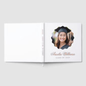 Afstuderen afstuderen wit of elke kleur foto gastenboek (Volledig)