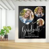 Afstuderen Afstuderen Zwart-wit Fotofeestje Wandkleed