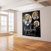 Afstuderen Afstuderen Zwart-wit Fotofeestje Wandkleed