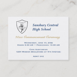 Afstuderen Algemene toegang Custom Event Ticket