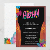 Afstuderen Aloha Uitnodigingen (Voorkant / Achterkant)