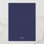 Afstuderen als Physician Assistant PA School Gradu Folie Uitnodiging (Achterkant)