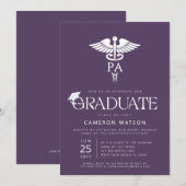 Afstuderen als Physician Assistant PA School Gradu Kaart (Voorkant / Achterkant)