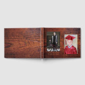 Afstuderen Antiek  Houtkorrel Foto Lijst Gastenboek (Volledig)