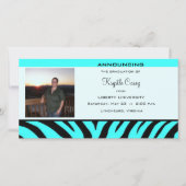 Afstuderen Aqua Zebra Aankondiging (Voorkant)