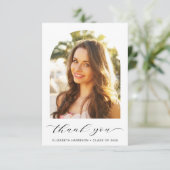 Afstuderen Arch Foto Hartelijk dank Bedankkaart (Staand voorkant)
