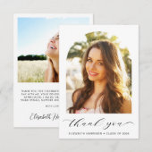 Afstuderen Arch Foto Hartelijk dank Bedankkaart (Voorkant / Achterkant)