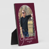 Afstuderen Arch Photo Burgundy Fotoplaat (Zijkant)