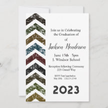 Afstuderen Arrow Invitation Class of 2023