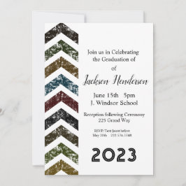 Afstuderen Arrow Invitation Class of 2023 Kaart