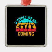 Afstuderen Art. | De wereld die we aankomen Metalen Ornament (Voorkant)