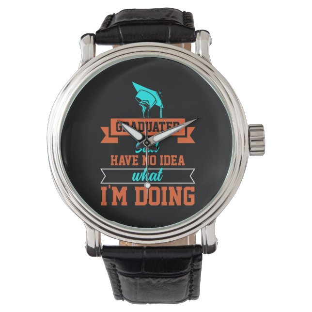 Afstuderen Art. | Graad heeft nog steeds geen idee Horloge (Voorkant)