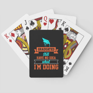 Afstuderen Art. Graad heeft nog steeds geen idee Pokerkaarten