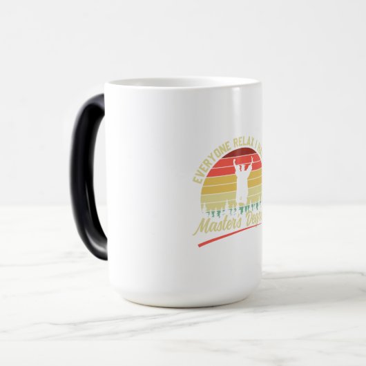 Afstuderen Art. | Ik heb een mastergraad Magische Mok (Voorkant links)