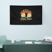 Afstuderen Art. | Ik heb een mastergraad Spandoek (Beurs)