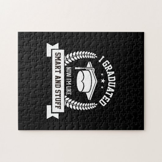 Afstuderen Art. | Ik heb nu gestudeerd en ben als  Legpuzzel (Horizontaal)