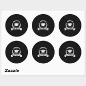 Afstuderen Art. | Ik heb nu gestudeerd en ben als Ronde Sticker (Vel)