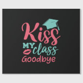 Afstuderen Art. | Kus My Class Goodbye Cadeaupapier (Vlak)