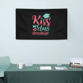 Afstuderen Art. | Kus My Class Goodbye Spandoek (Beurs)