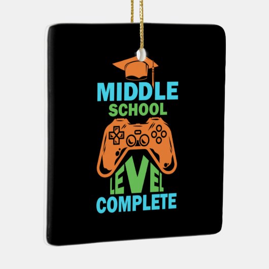 Afstuderen Art. | Midden-schoolniveau voltooid Keramisch Ornament (Rechts)