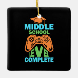 Afstuderen Art. | Midden-schoolniveau voltooid Keramisch Ornament