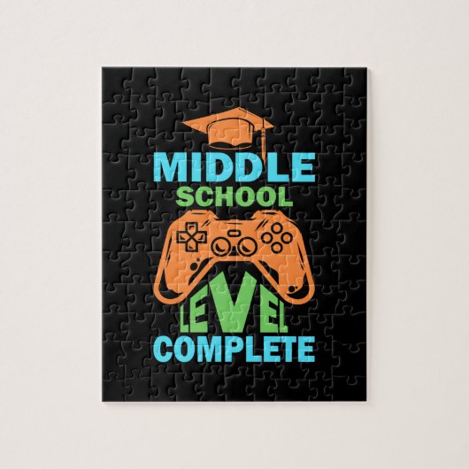 Afstuderen Art. | Midden-schoolniveau voltooid Legpuzzel (Verticaal)