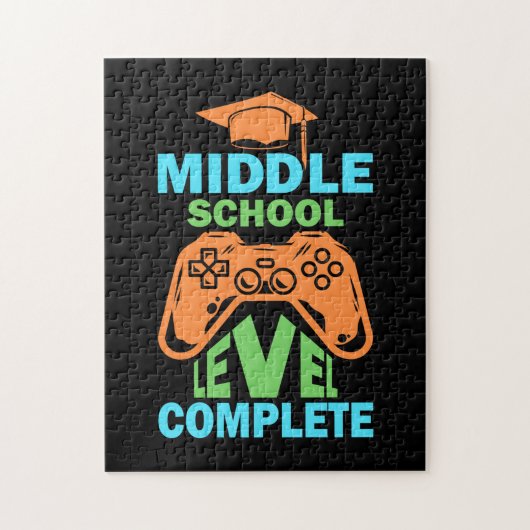 Afstuderen Art. | Midden-schoolniveau voltooid Legpuzzel (Verticaal)