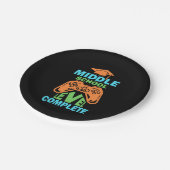 Afstuderen Art. | Midden-schoolniveau voltooid Papieren Bordje (Gekanteld)