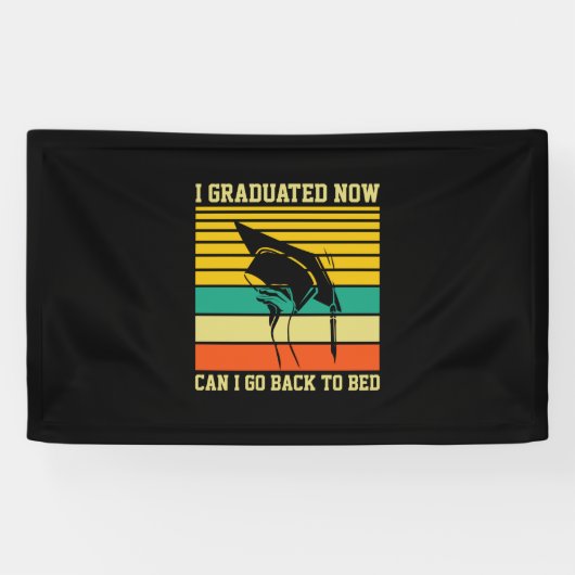 Afstuderen Art. | Nu gediplomeerd Spandoek (Horizontaal)