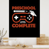 Afstuderen Art. | Preschoolniveau voltooid Poster (Keuken)