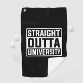 Afstuderen Art. | Straight Outta University Golfhanddoek (Insitu)
