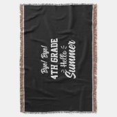 Afstuderen Art. | Vierde graad Hallo zomer Deken (Voorkant Verticaal)