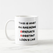 afstuderen assistent, geweldige koffiemok (Links)