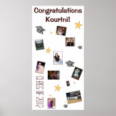 Afstuderen Autograafkaart Poster (Voorkant)